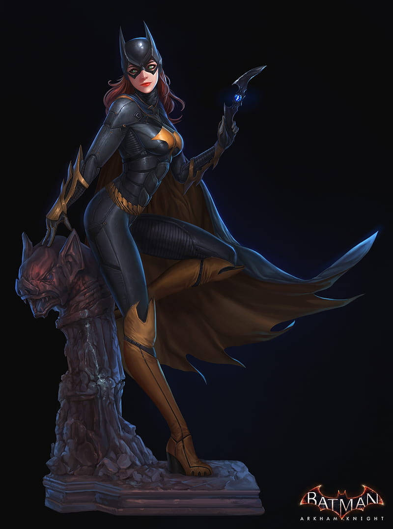 Hình nền Batgirl từ Batman Arkham Knight cho iPhone Hình nền
