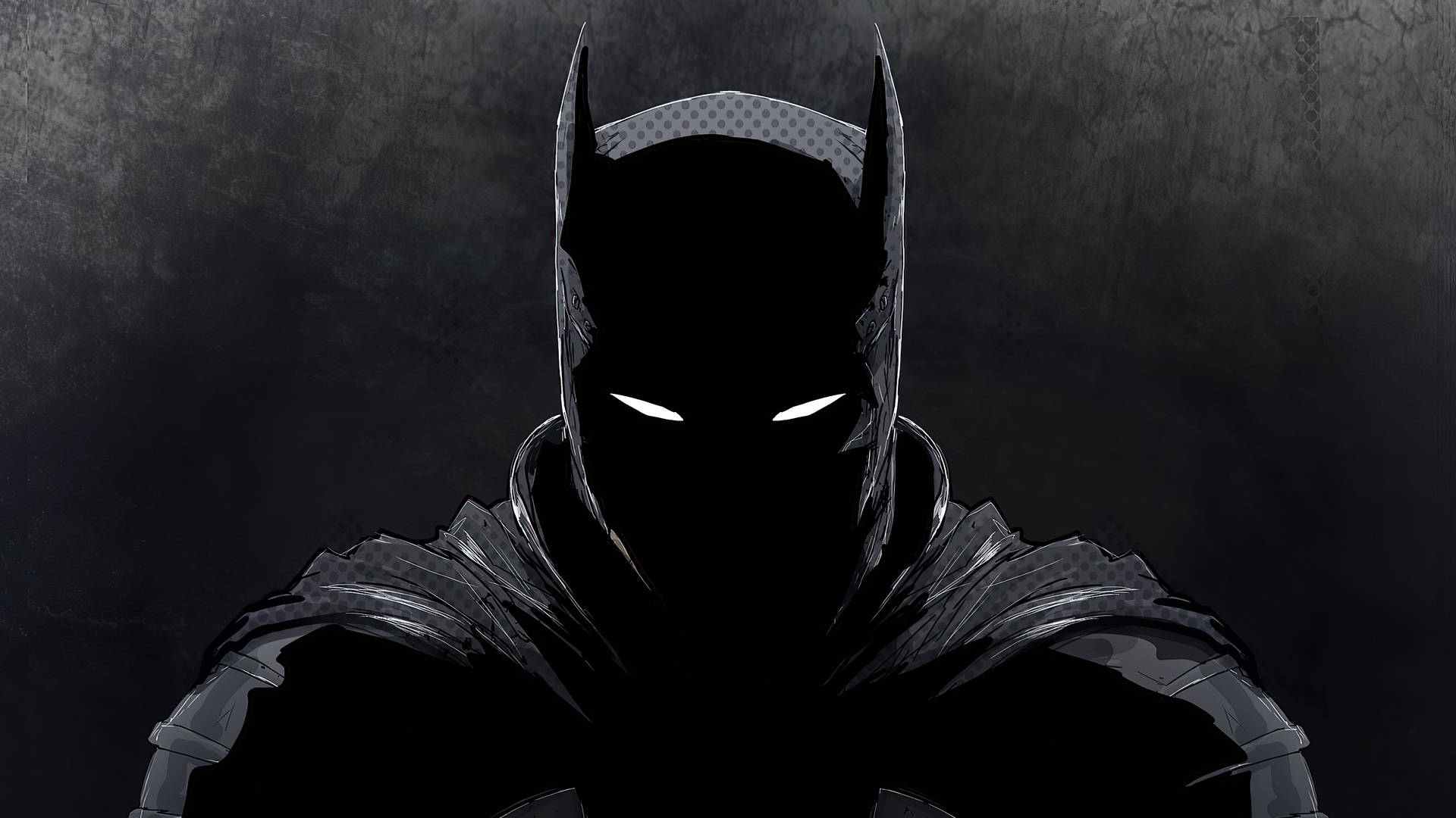 Hình nền Batman đen vẽ tay cho laptop tối màu Hình nền