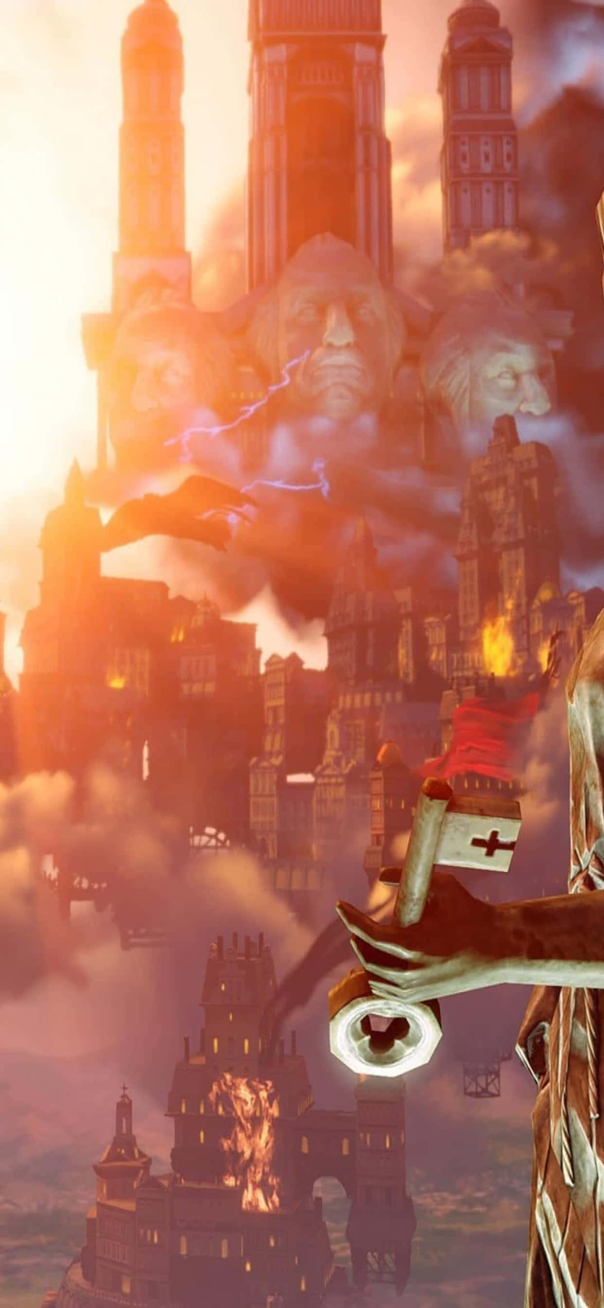 Hình nền Battleground iPhone Xs Max Bioshock Infinite Hình nền