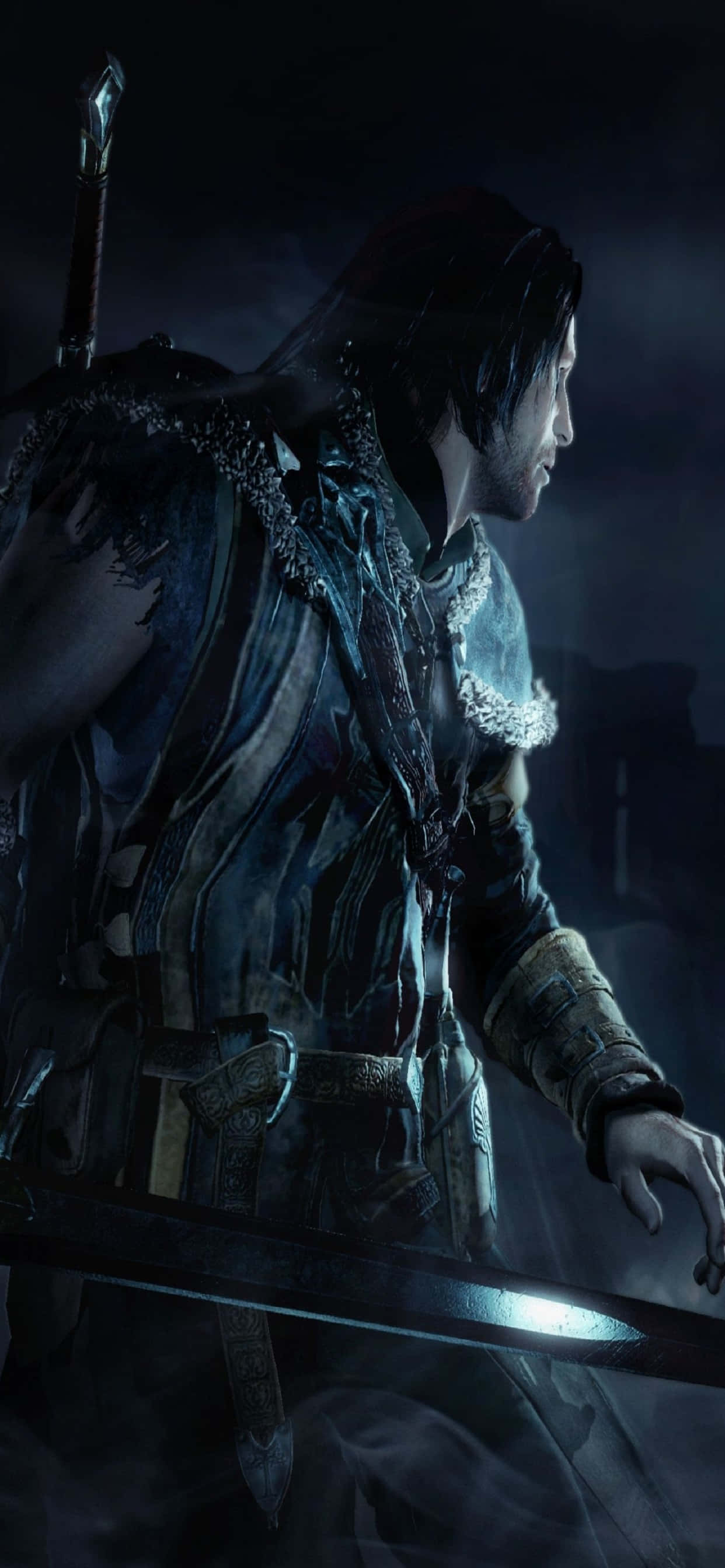 Hình nền Black Gate Captain iPhone Xs Max Shadow Of Mordor Hình nền