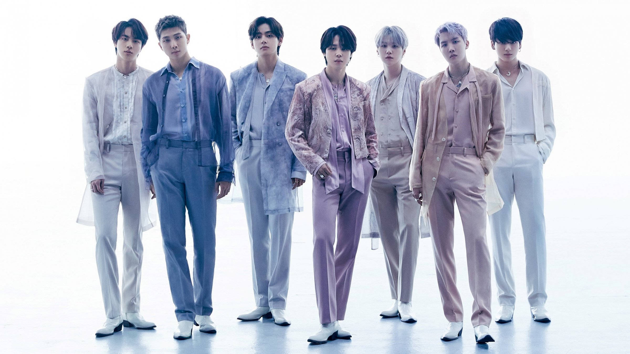 Hình nền BTS áo vest sặc sỡ Hình nền