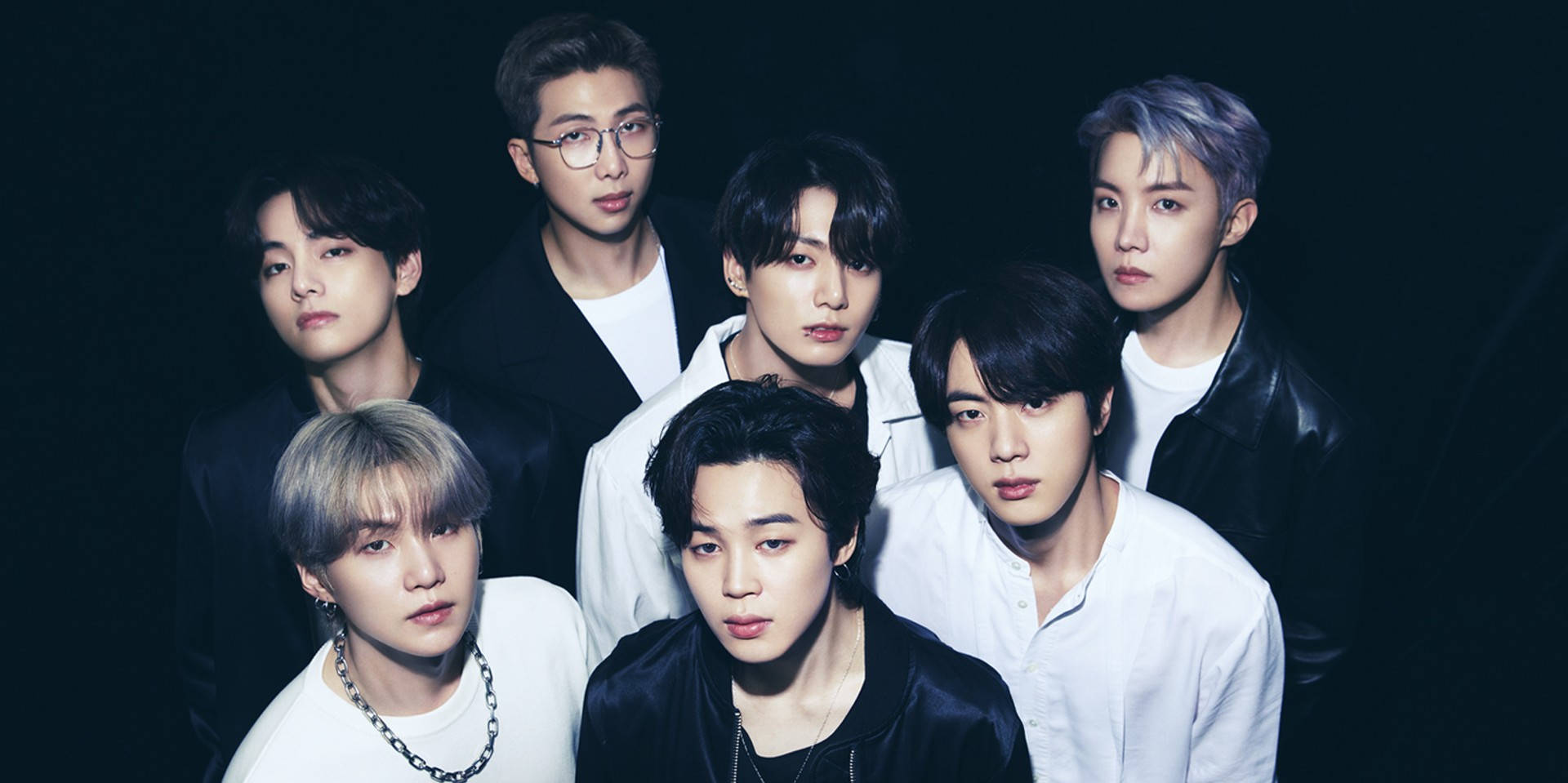 Hình nền BTS đen trắng cho máy tính Hình nền