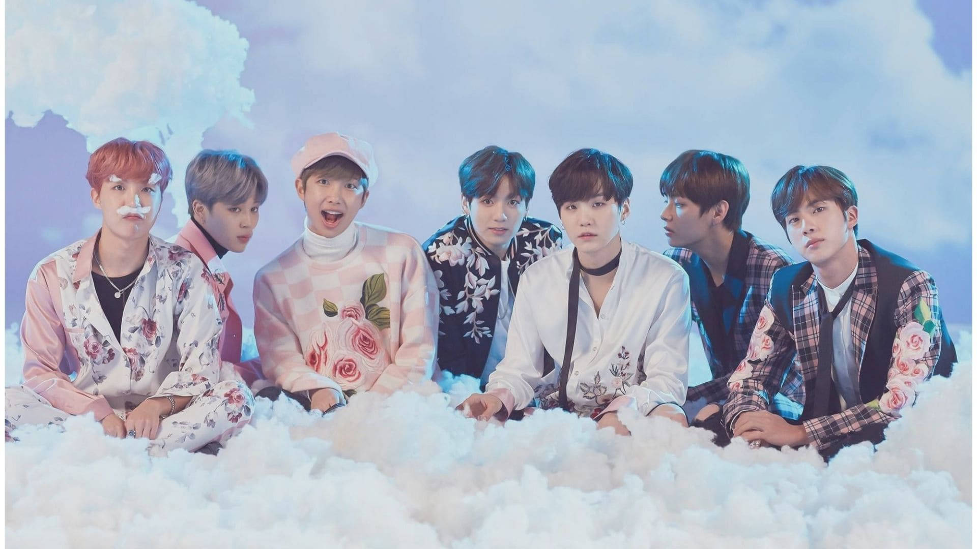 Hình nền BTS Fake Snow cho máy tính Hình nền