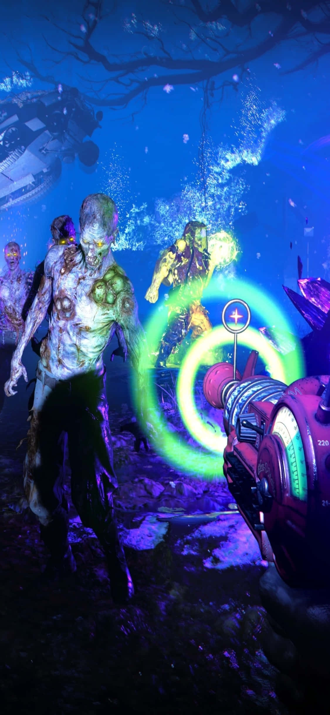 Hình nền Call Of Duty Black Ops Cold War Zombies cho iPhone XS Hình nền