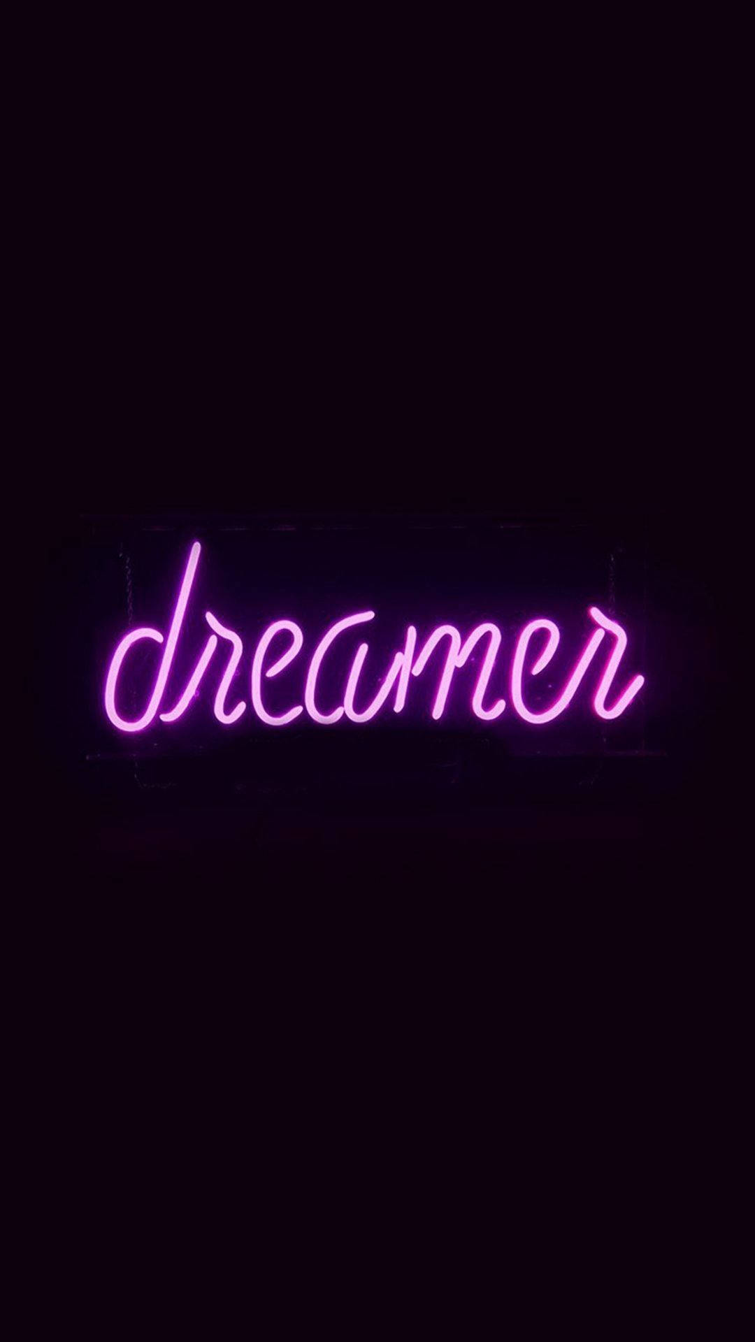 Hình nền chữ Dreamer phong cách Aesthetic Hình nền