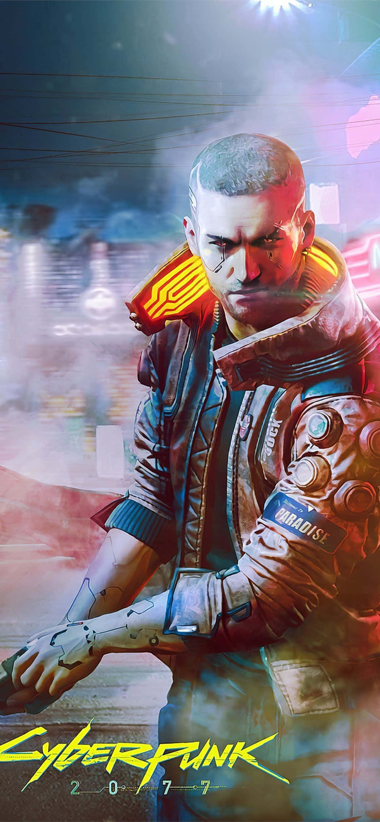 iPhone XS Max Nền Nhân Vật Vincent Cyberpunk 2077 Hình nền