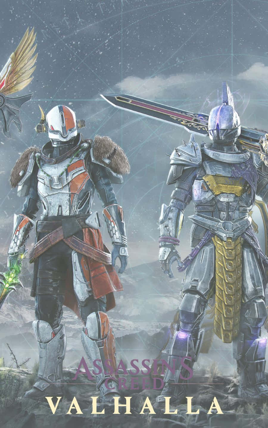 Hình nền Destiny 2 Armors 1440p Assassin's Creed Valhalla Hình nền