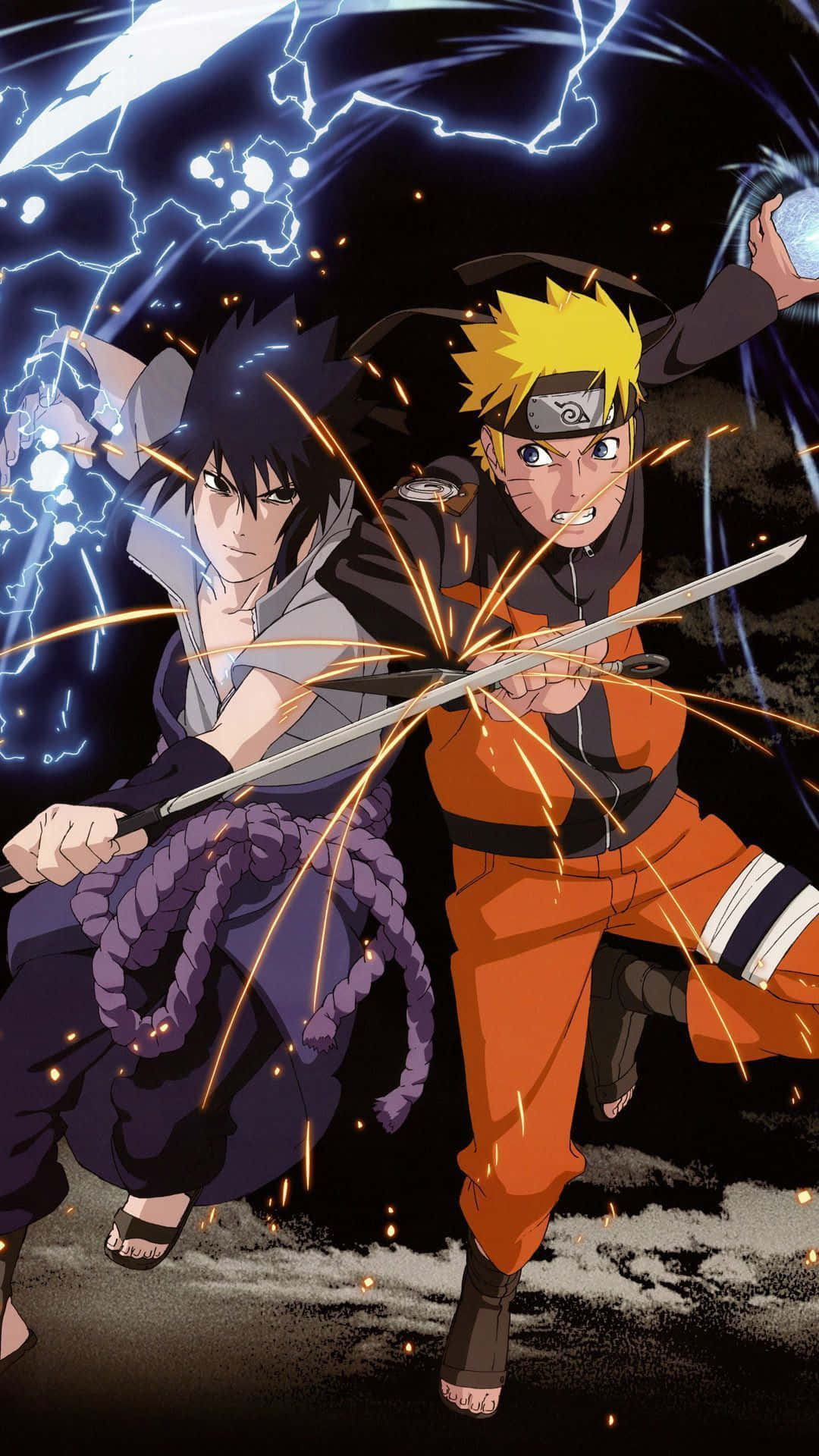 Hình nền điện thoại Naruto Uzumaki đầy năng lượng Hình nền