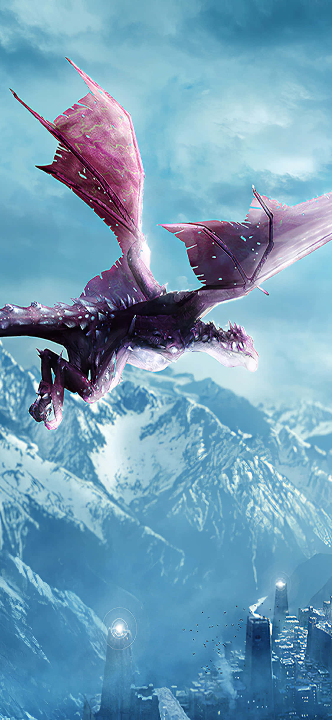 Hình nền Dragon Age Inquisition ấn tượng trên iPhone XS Hình nền