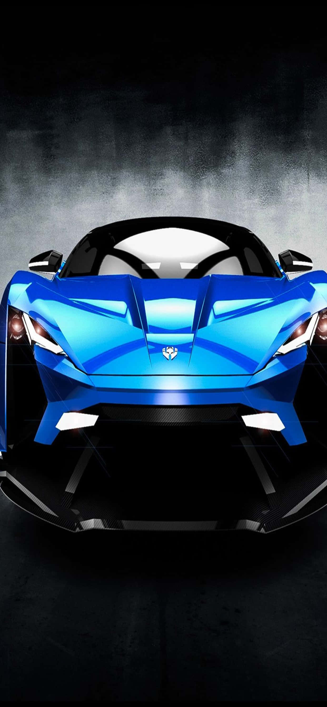 Hình nền Ferrari cho iPhone XS Max - W Motors Lykan HyperSport xanh Hình nền
