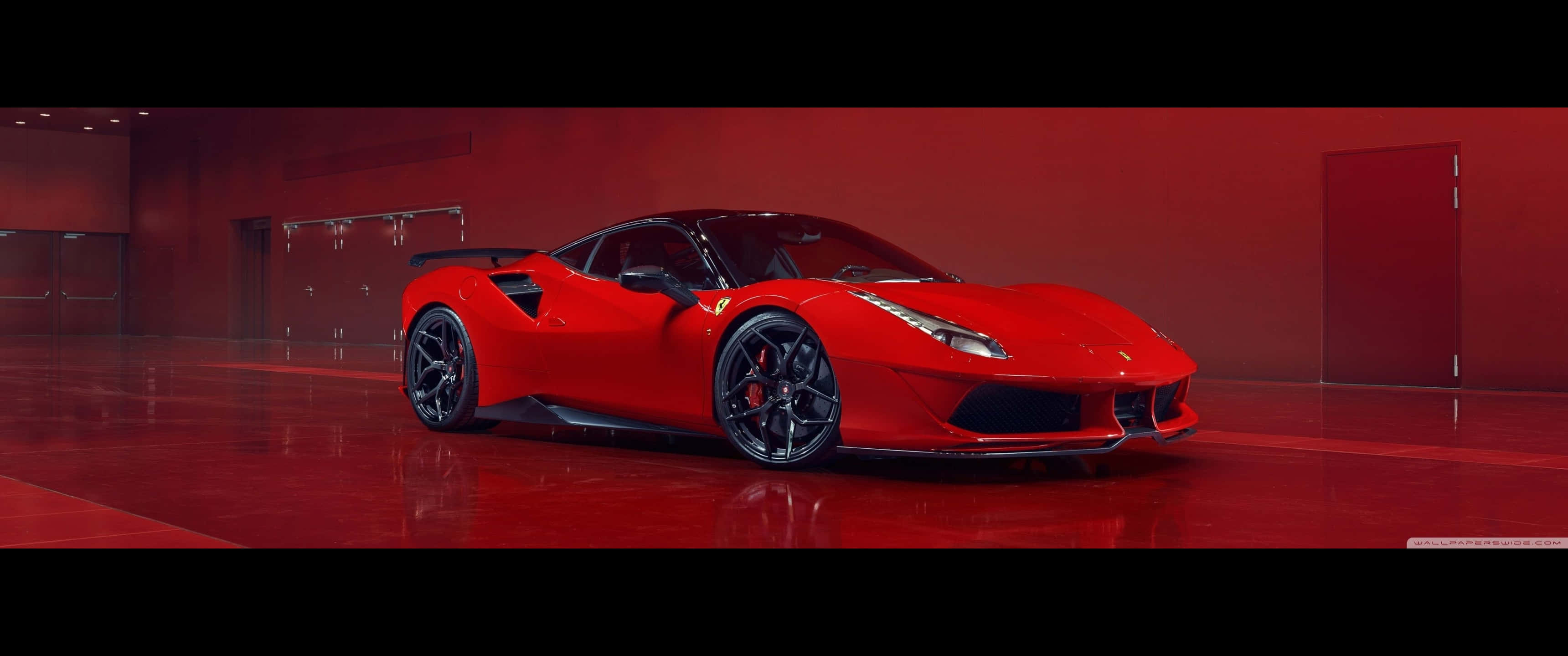 Hình nền Ferrari Phòng Đỏ 3440x1440p Hình nền