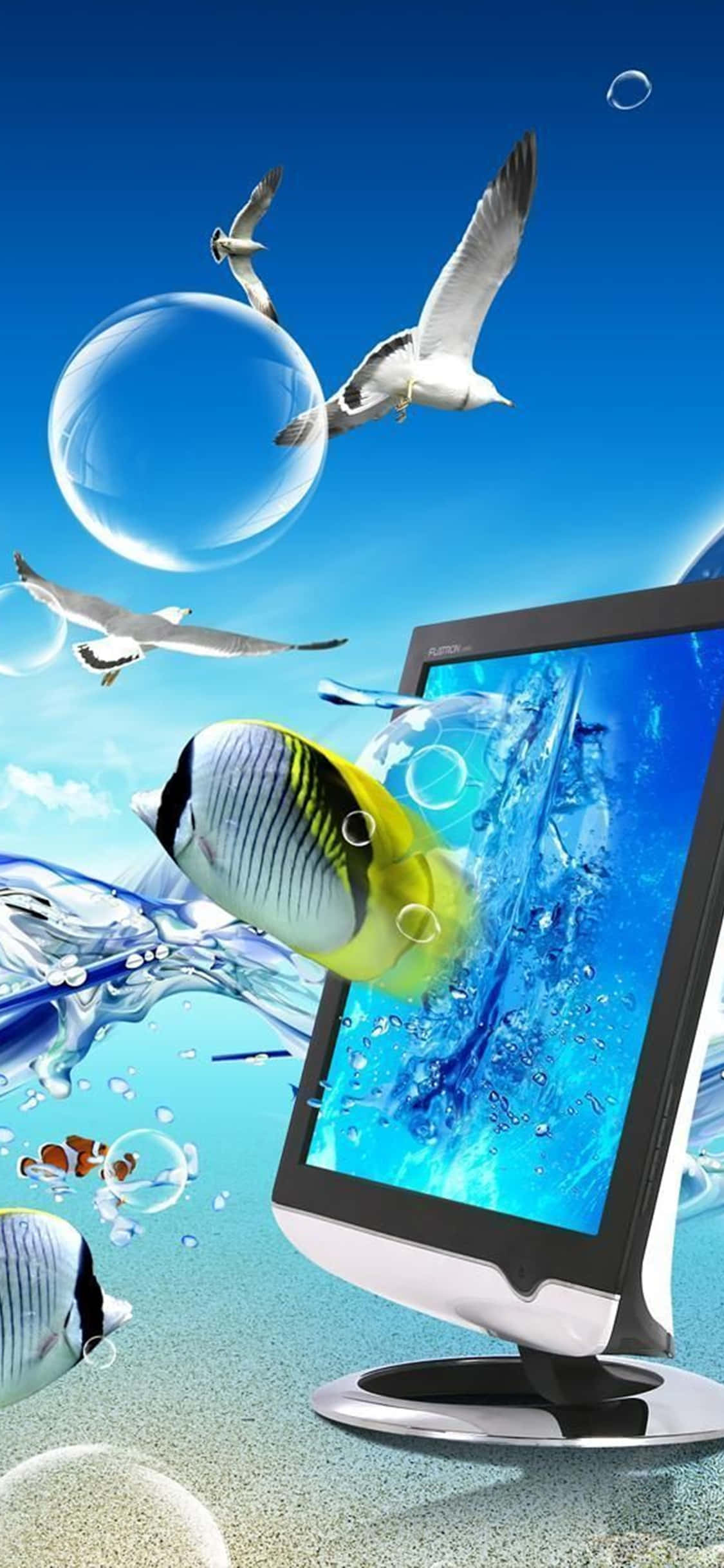 Hình nền Desktop PC iPhone Xs Frutiger Aero Hình nền