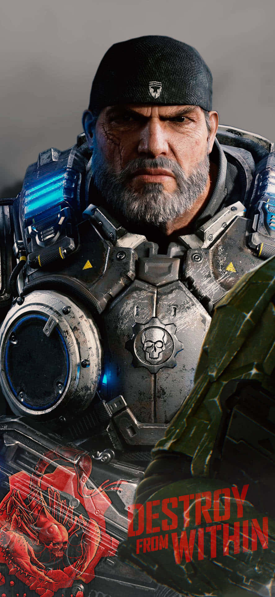 Hình nền chân dung Marcus Fenix iPhone XS Gears Of War 5 Hình nền