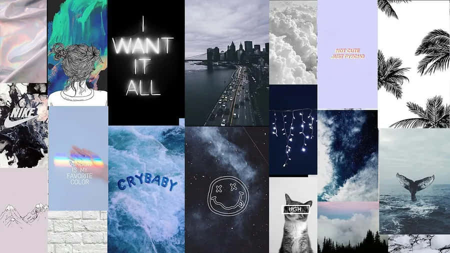 HÌnh nền Grunge Xanh Thẩm Mỹ Hình nền