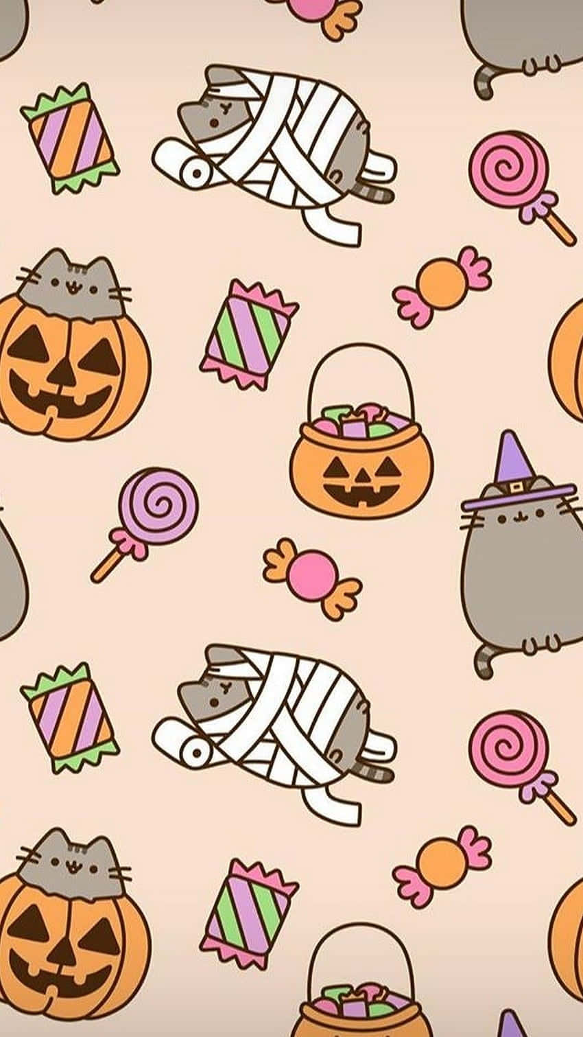 Hình nền Halloween dễ thương cho iPhone Hình nền