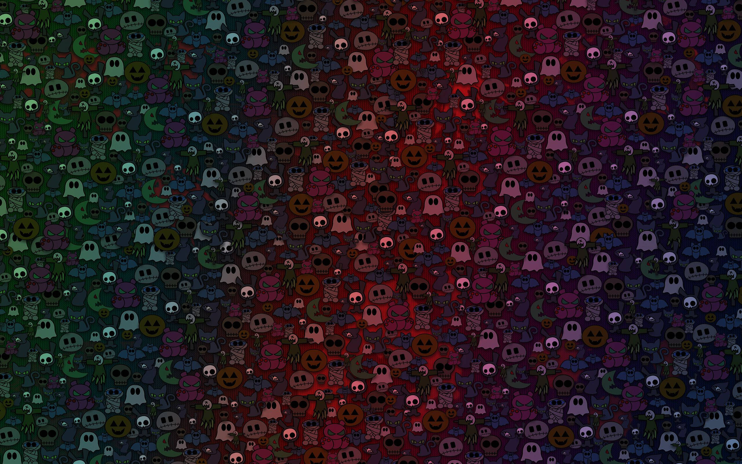 Hình nền Halloween Doodle Dễ thương Hình nền