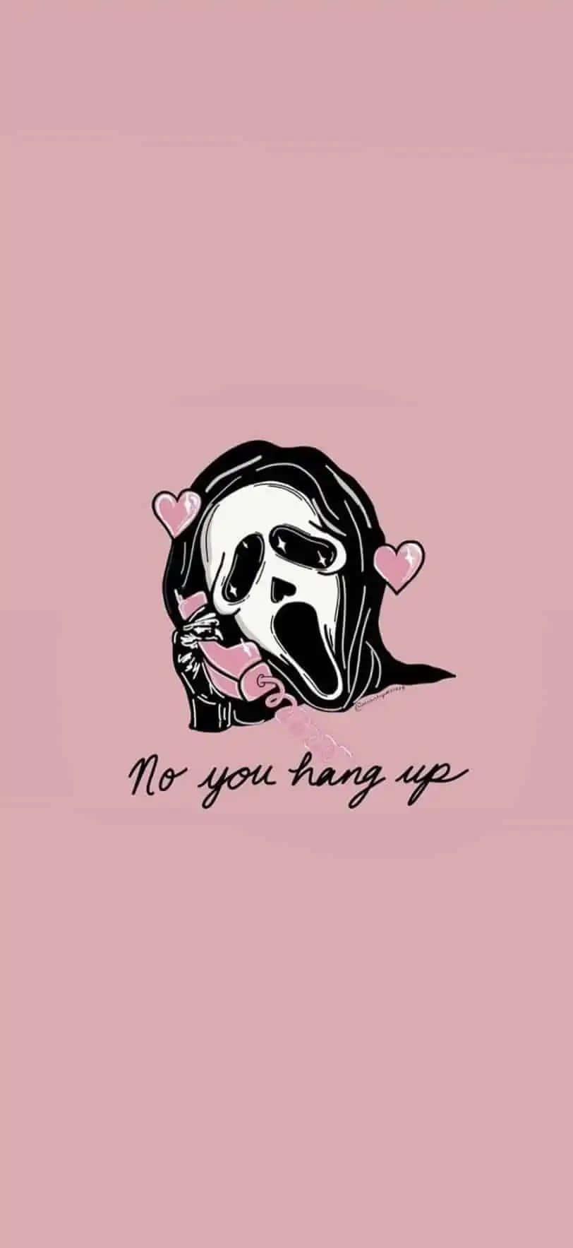 Hình nền Halloween hồng bắt mắt với dơi bay, nến và đầu lâu rùng rợn Hình nền