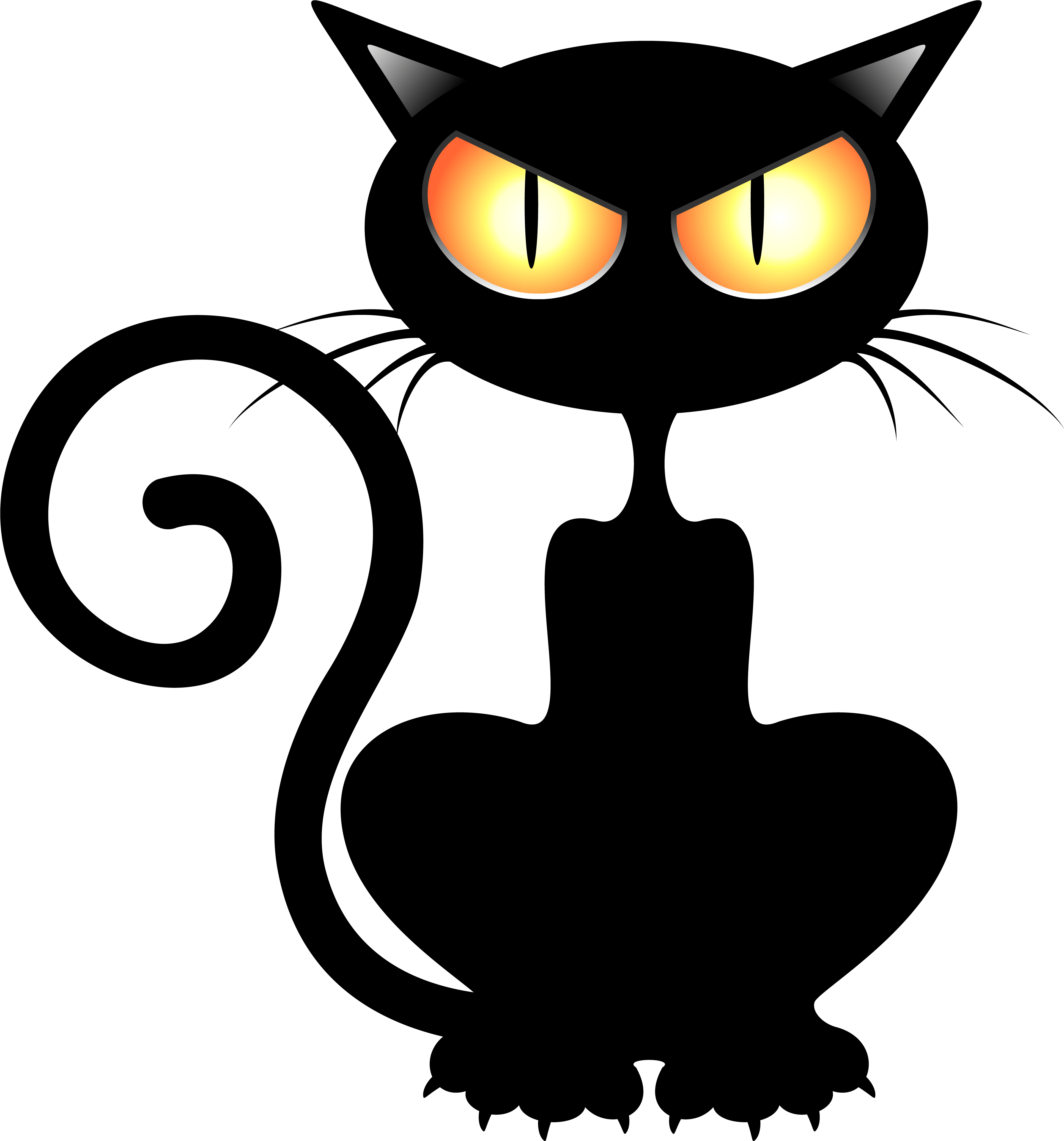 Hình Nền Halloween Mèo Đen Bóng Tối Hình nền