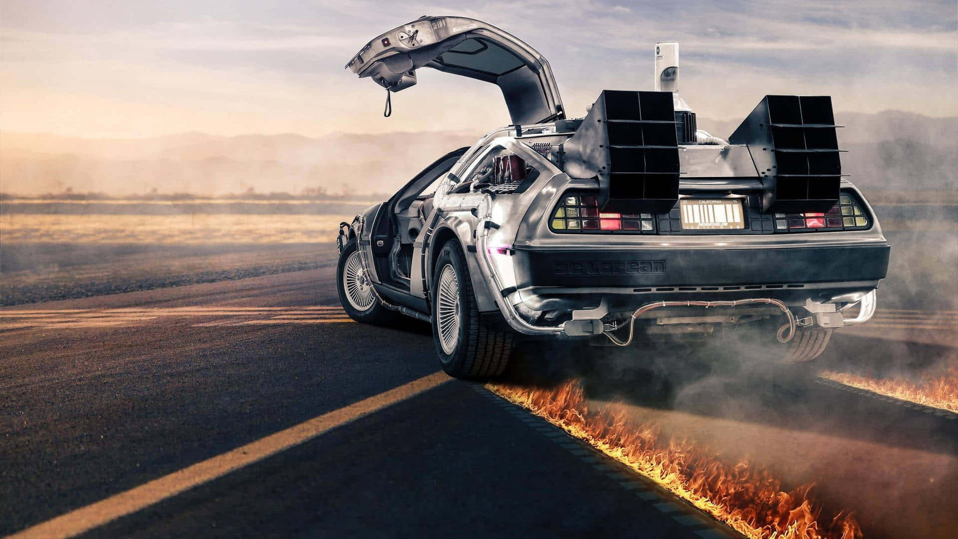 Hình nền HD DeLorean từ Back to the Future Hình nền