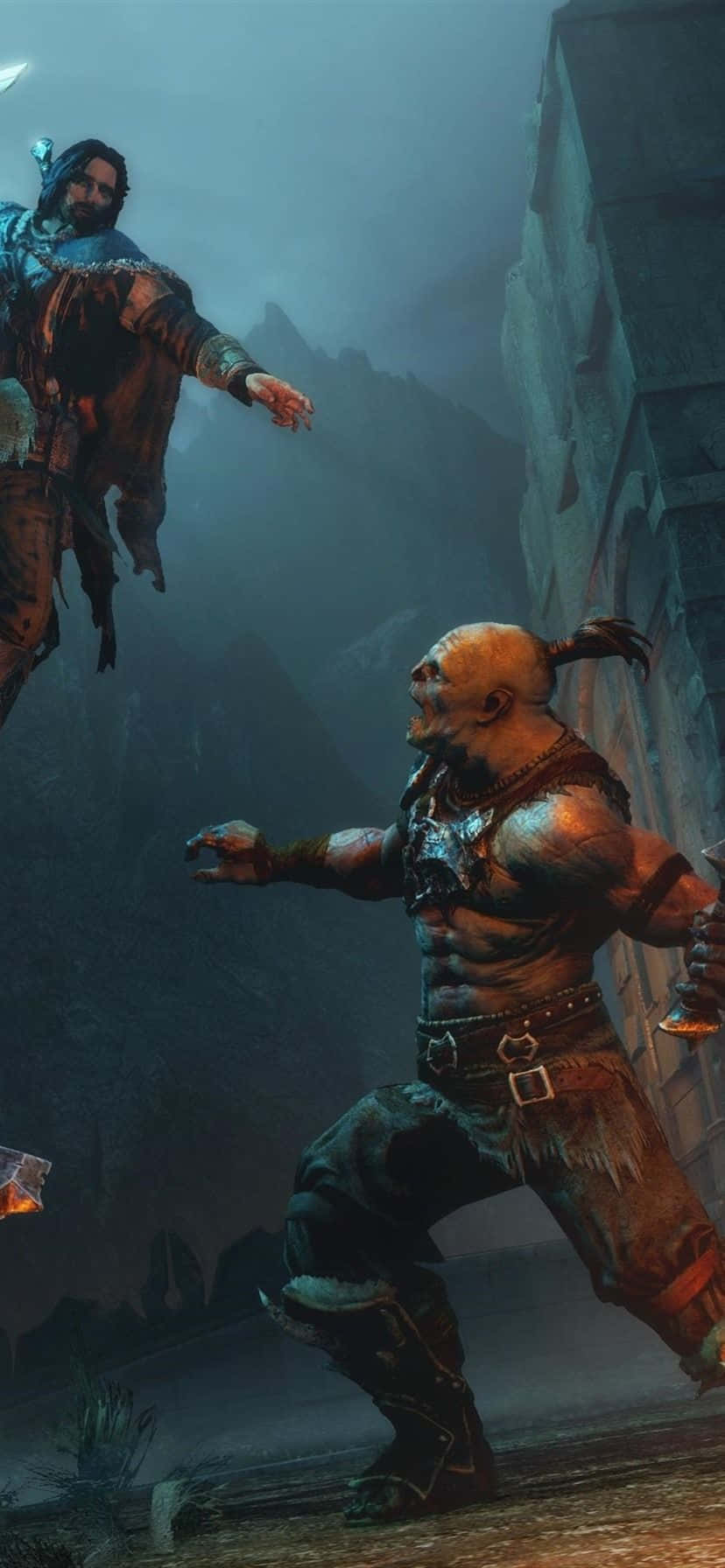 Hình nền HD Tấn Công Nhảy Shadow Of Mordor Hình nền