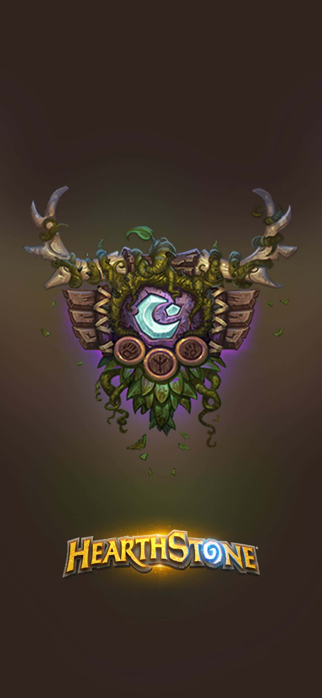 Hình nền Hearthstone Biểu tượng Druid cho iPhone XS Hình nền