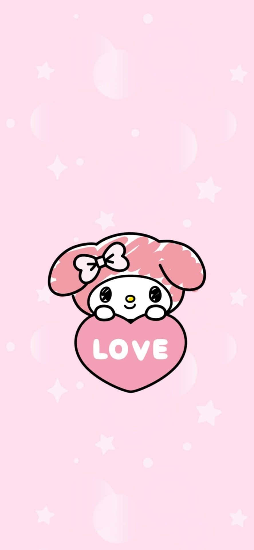 hình nền hello kitty với nền hồng Hình nền
