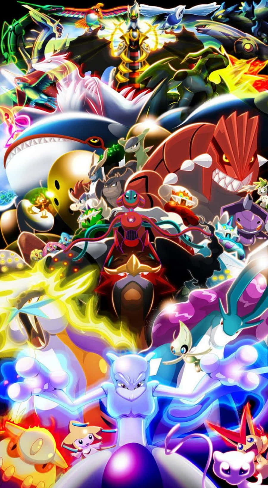 Hình nền điện thoại tất cả Pokemon huyền thoại Hình nền