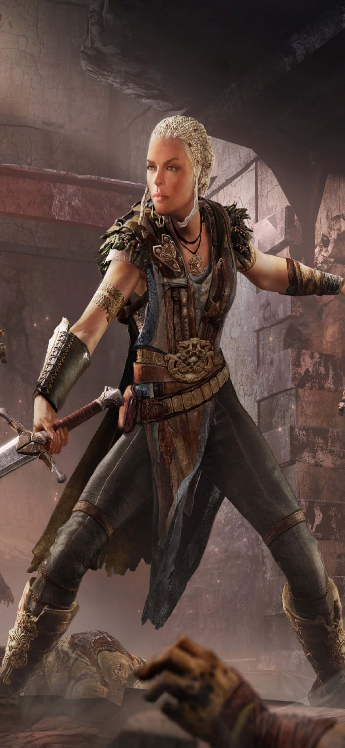 iPhone X Shadow Of Mordor Background Lithariel Hình nền