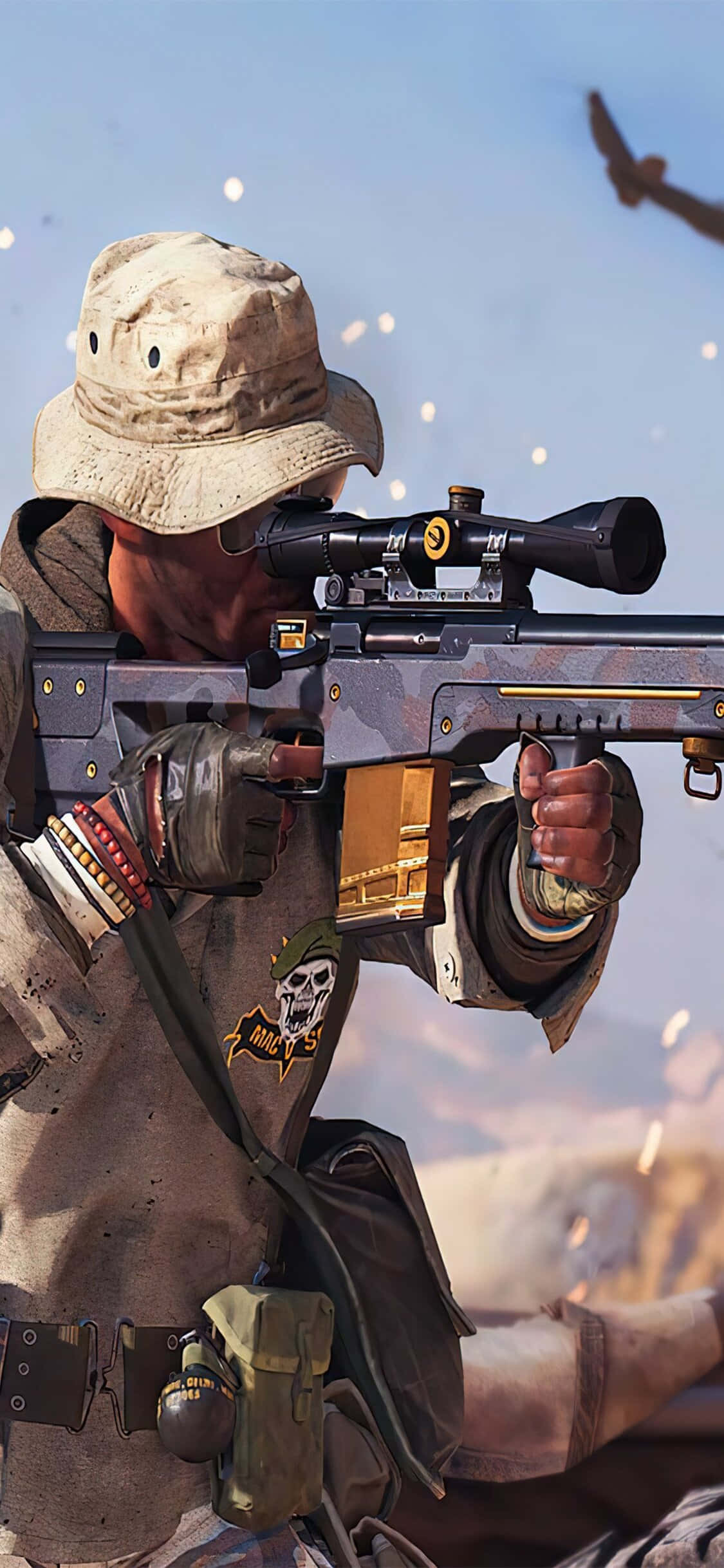 Hình nền iPhone Xs Call Of Duty Black Ops Cold War Xạ thủ bắn tỉa Hình nền