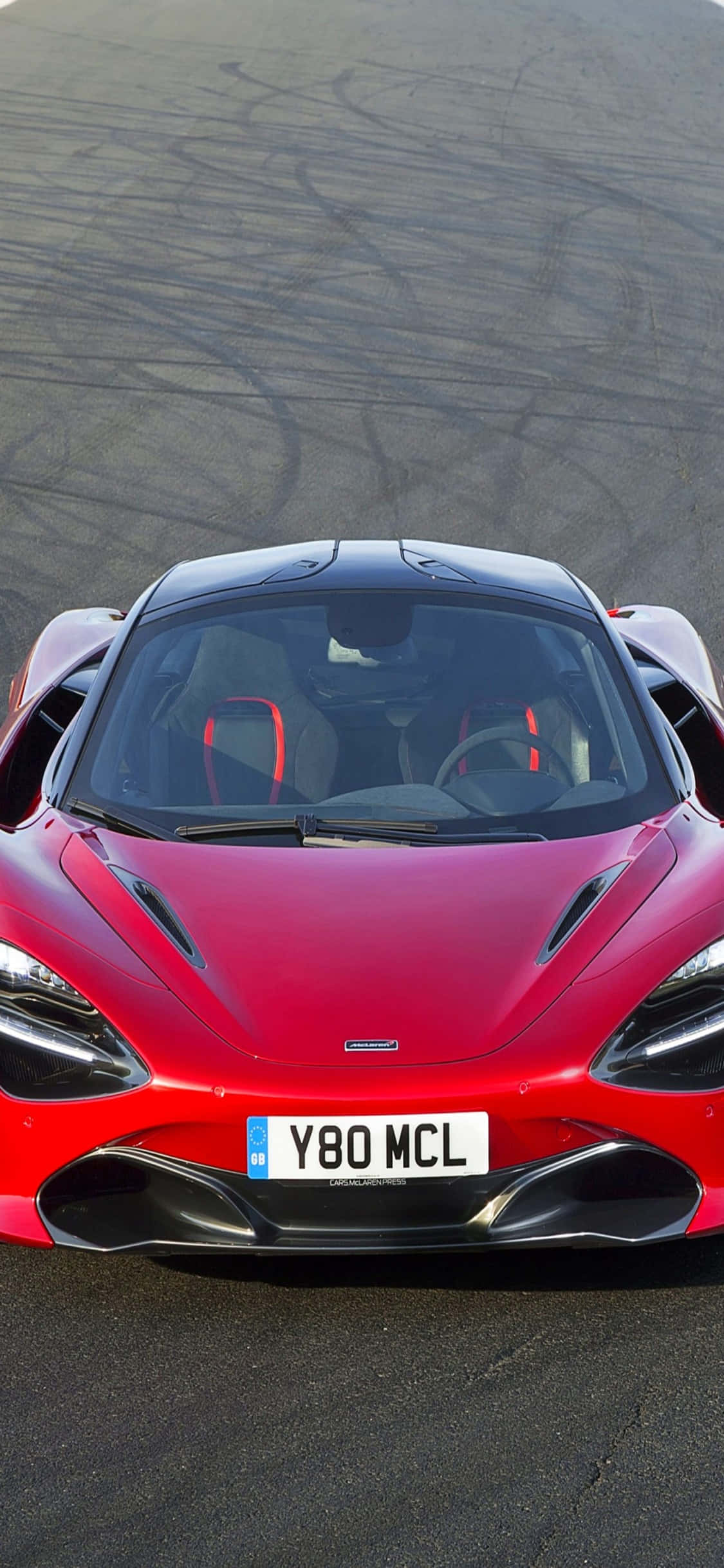 Hình nền Hốc mắt Xe Mclaren 720s iPhone X Hình nền
