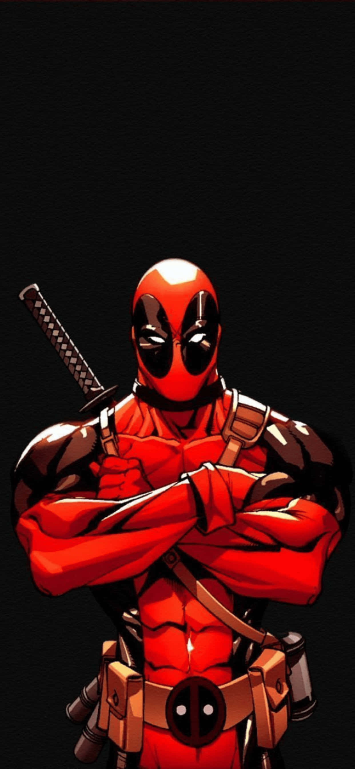 Hình nền iPhone XS Max Marvel Deadpool Hình nền