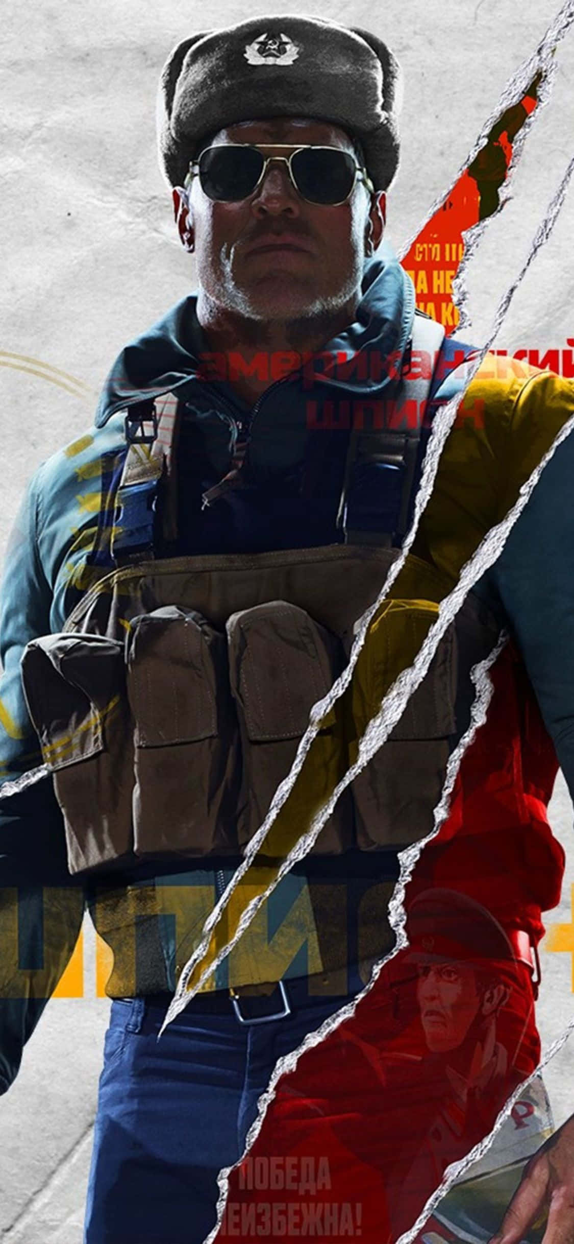 Hình nền iPhone X Call Of Duty Black Ops Cold War Nhân vật Nga Hình nền