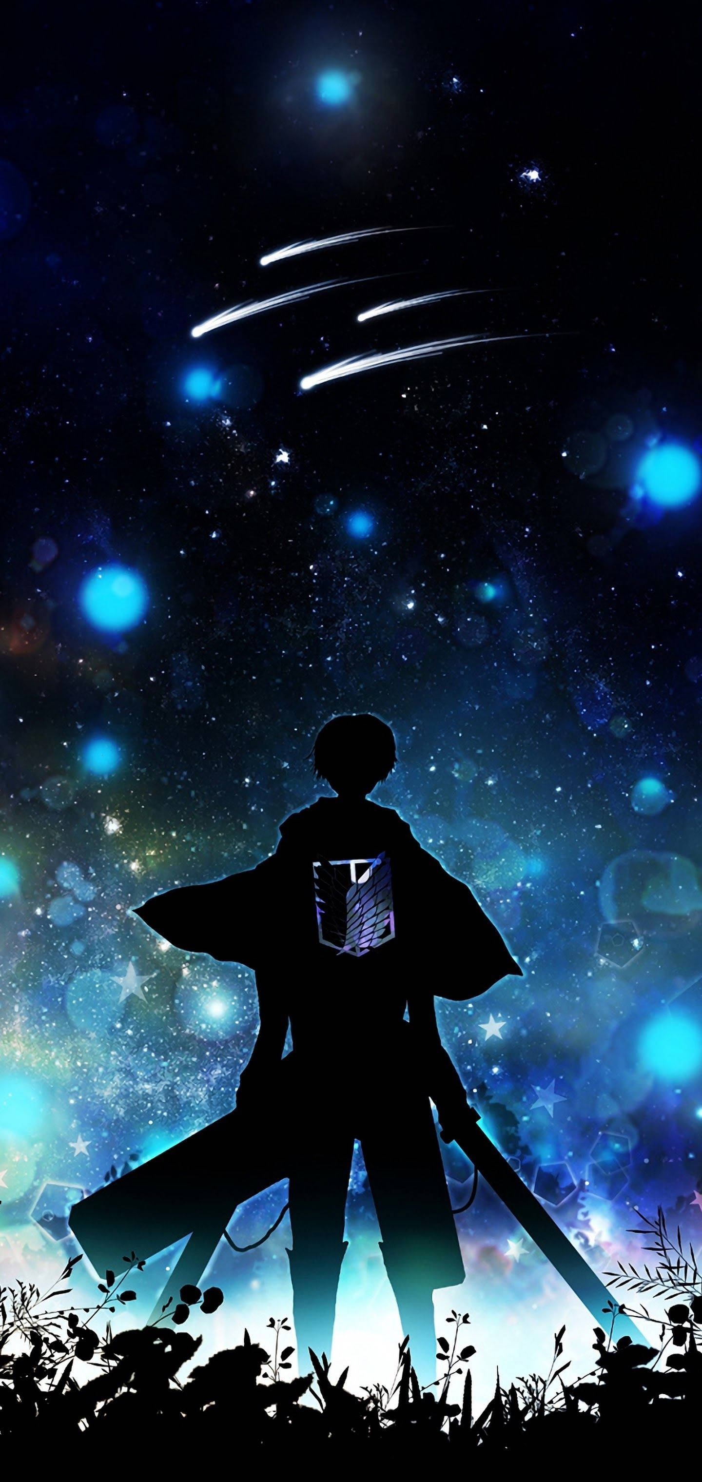 Hình Nền iPhone Eren Silhouette Attack On Titan Hình nền