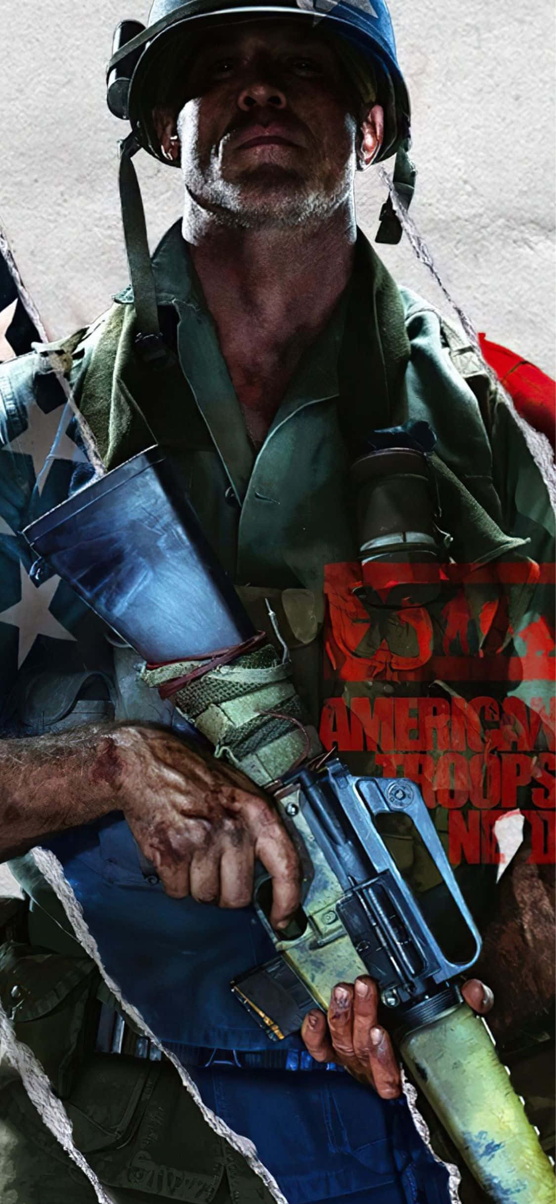 Hình nền iPhone X Call Of Duty Black Ops Cold War Nhân vật Mỹ Hình nền