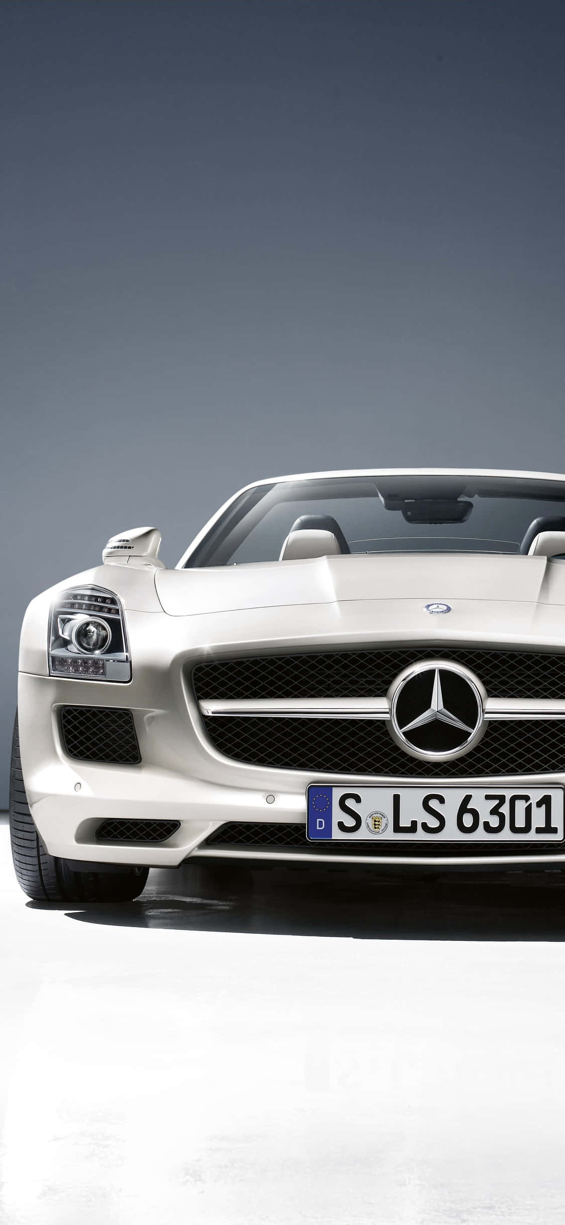 iPhone X AMG GT-R Nền Trắng SLS AMG Hình nền