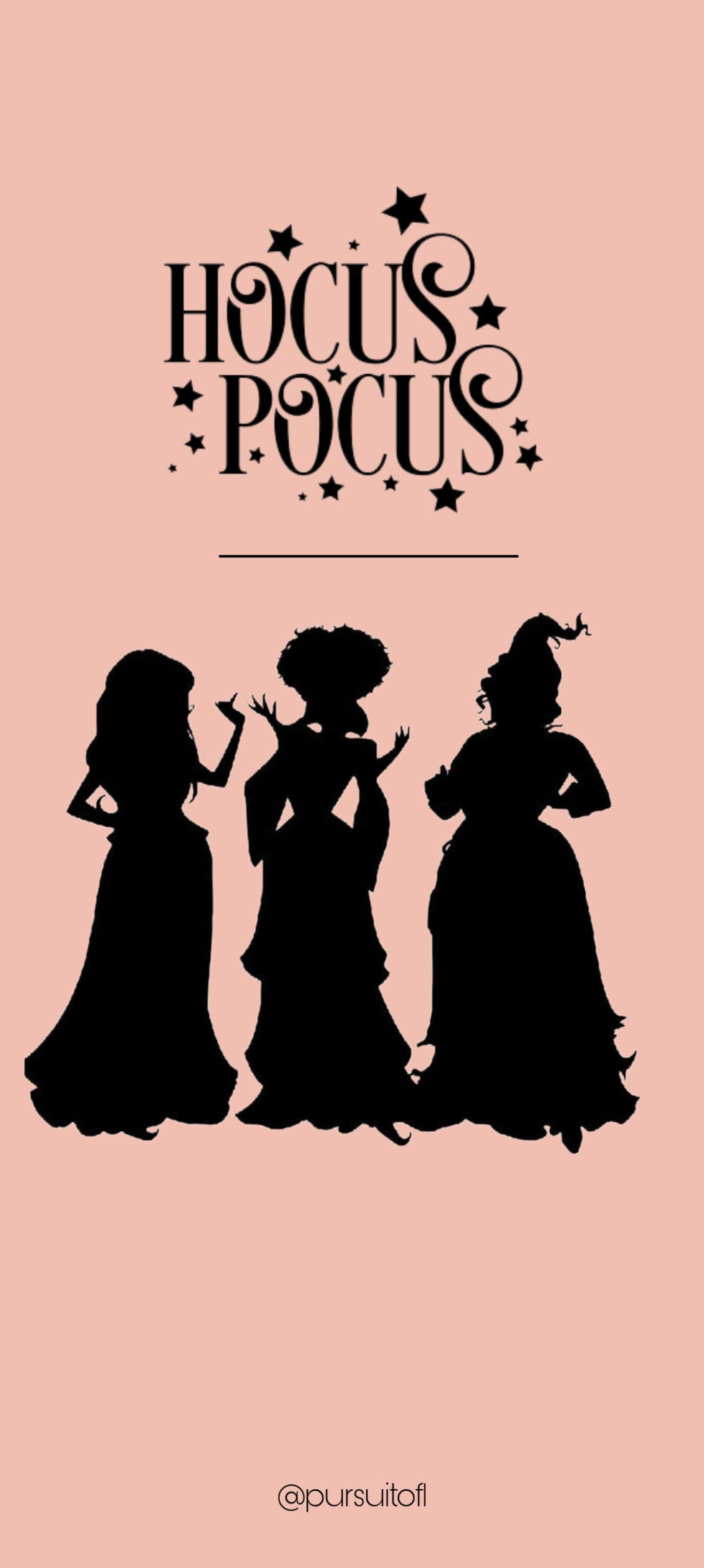 Hình nền iPhone Hocus Pocus bóng đen Hình nền
