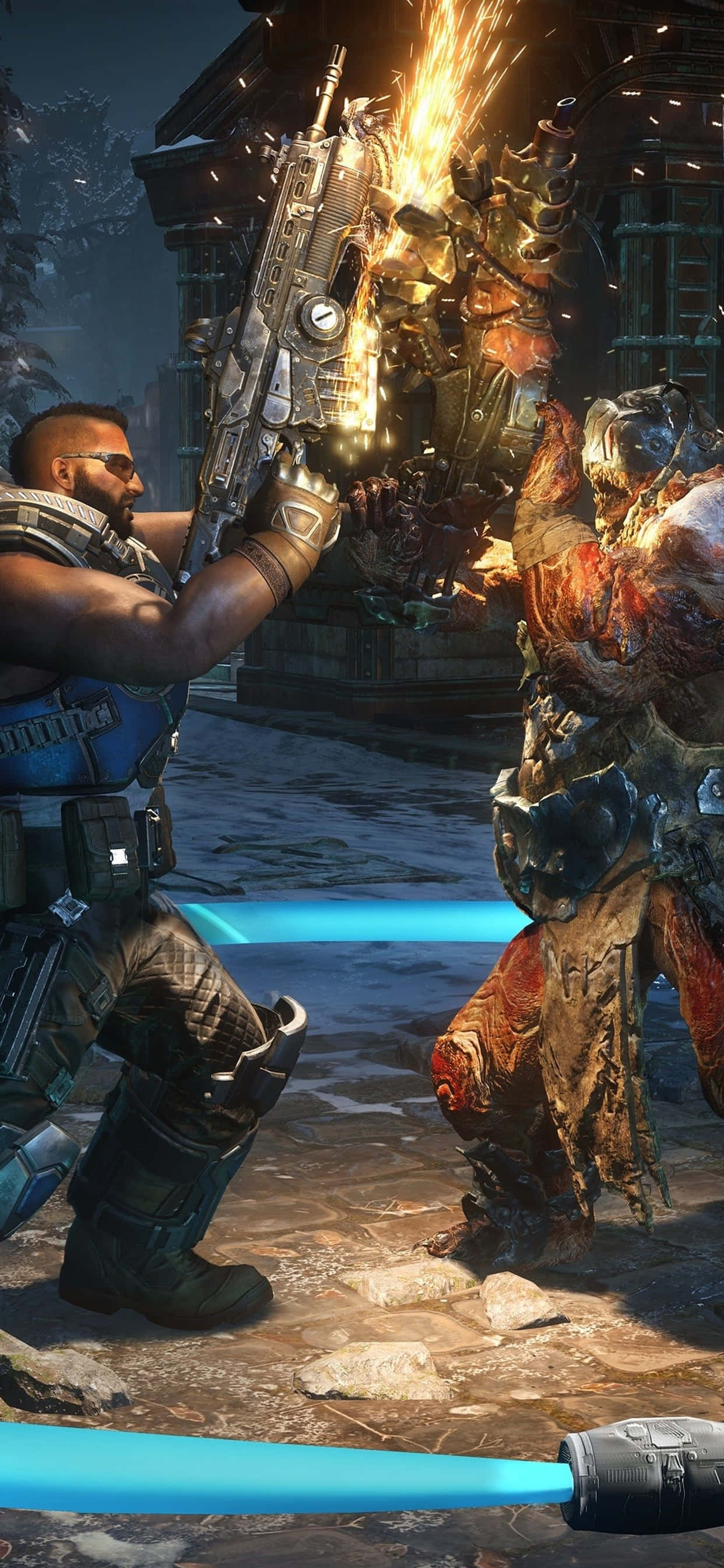 Nền iPhone XS Max Gears Of War 5 Cấp độ tối đa Hình nền
