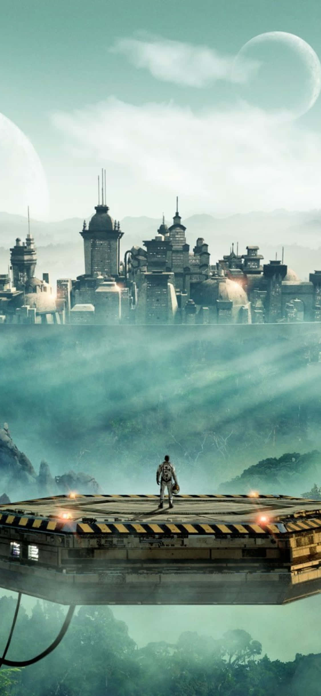 Hình nền iPhone X Civilization Beyond Earth nền tảng nổi Hình nền