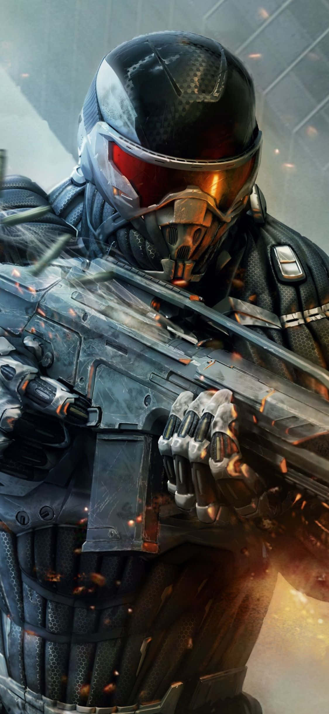 Hình nền iPhone X Crysis 3 Alcatraz Hình nền
