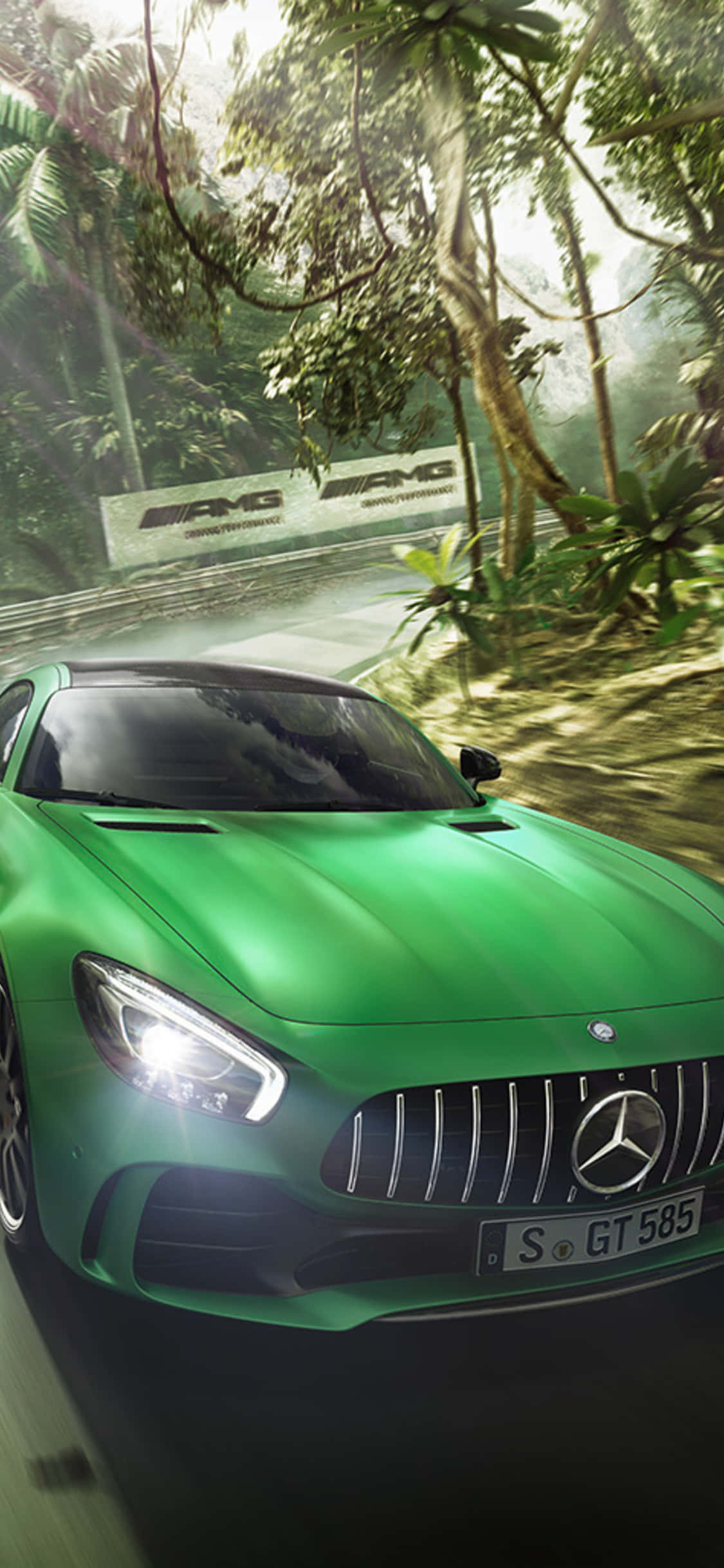 Hình nền iPhone X Amg Gt-r AMG GT Trên Đường Hình nền