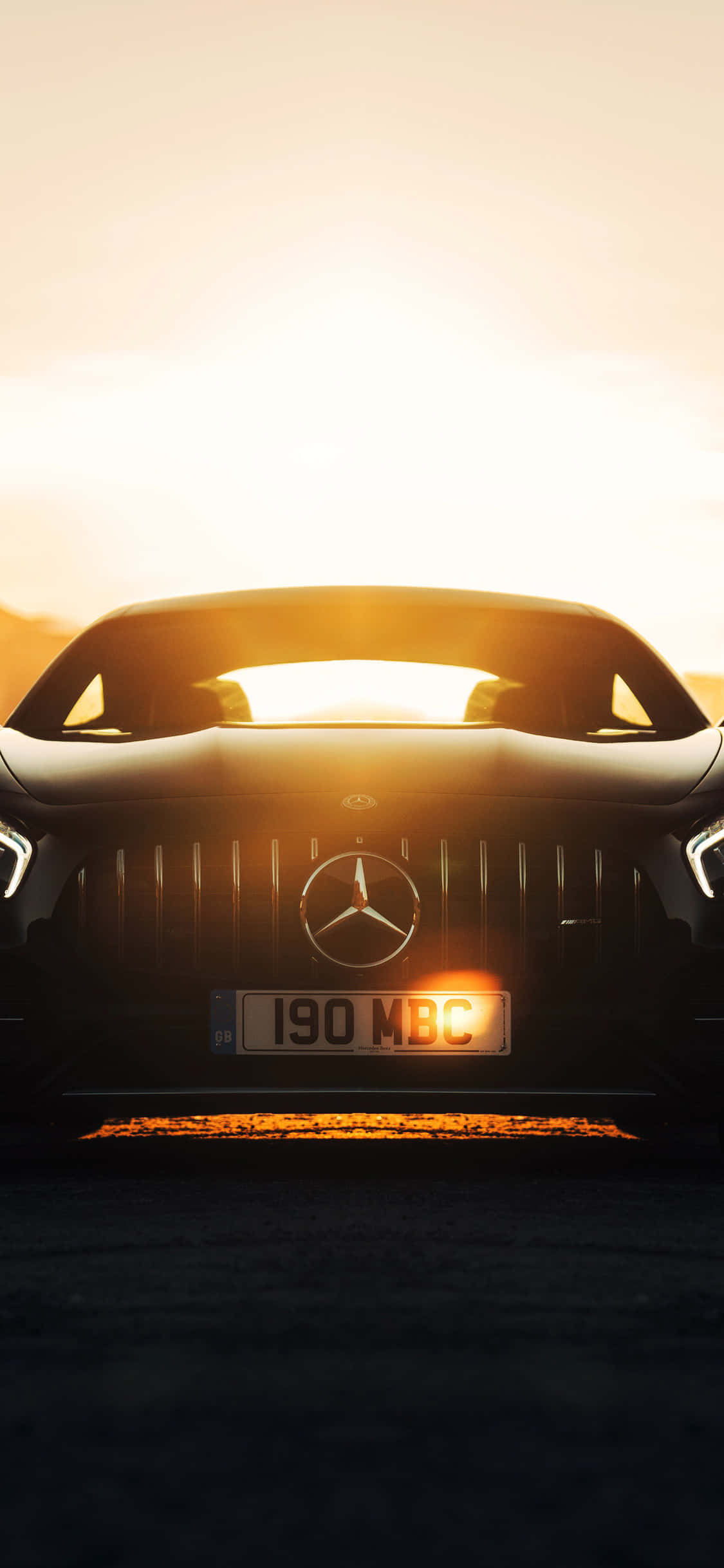 Hình nền iPhone X Amg Gt-r dưới ánh nắng Hình nền
