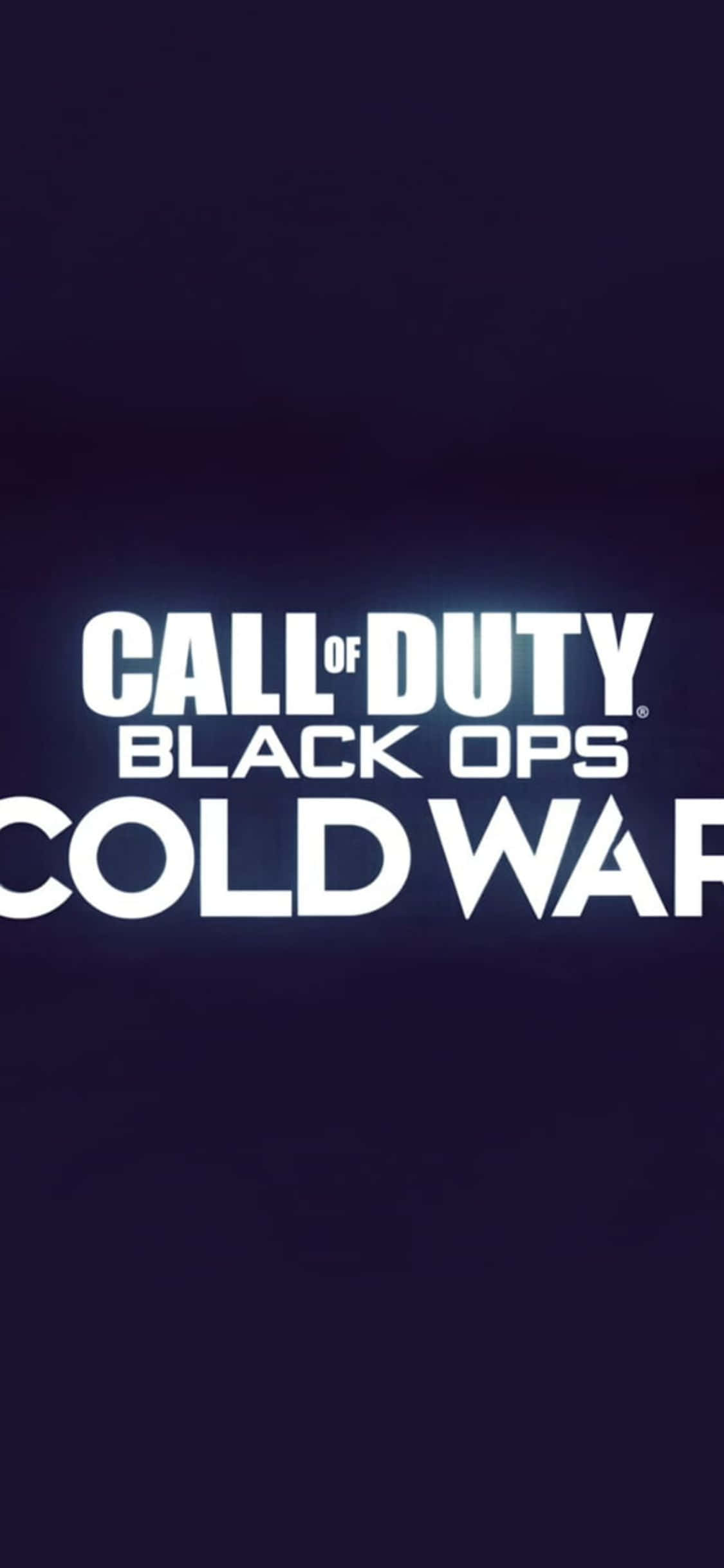 Hình nền iPhone X Call Of Duty Black Ops Cold War Tối Giản Hình nền