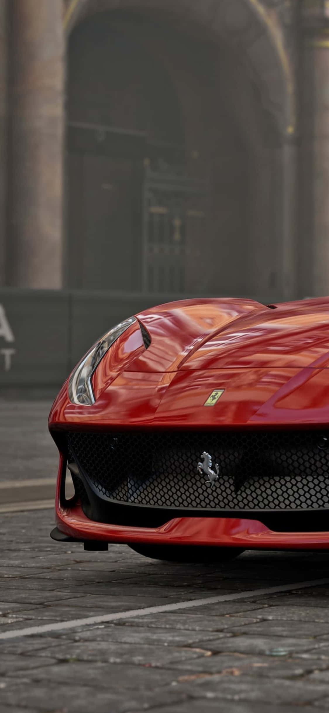 Nền đỏ Ferrari iPhone X Forza Motorsport 7 Hình nền