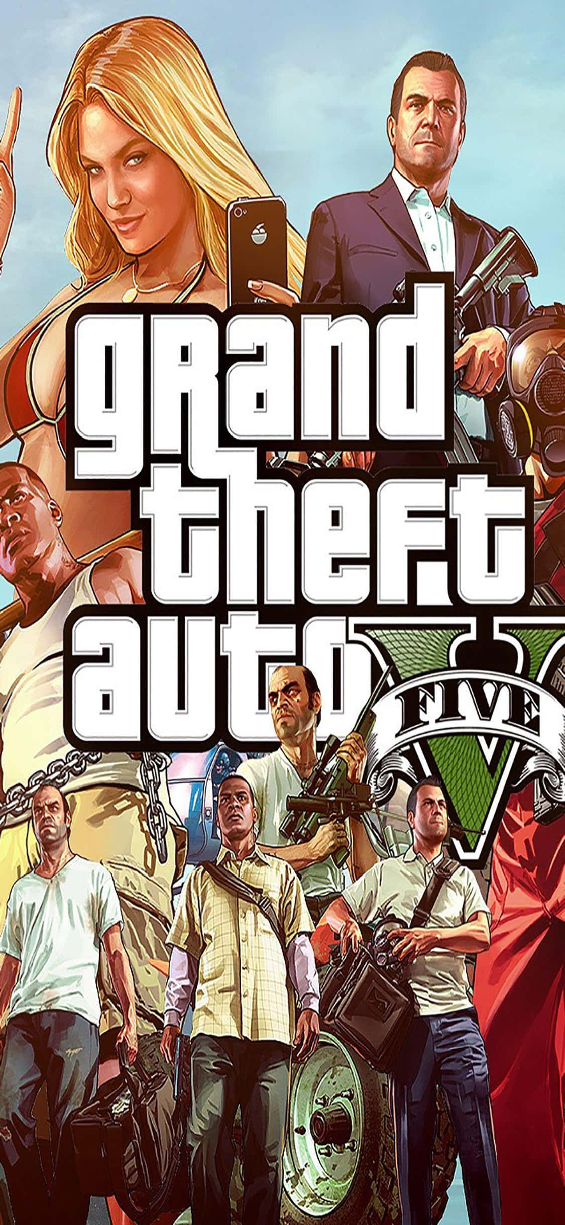 Hình nền iPhone X Grand Theft Auto V nhân vật game Hình nền