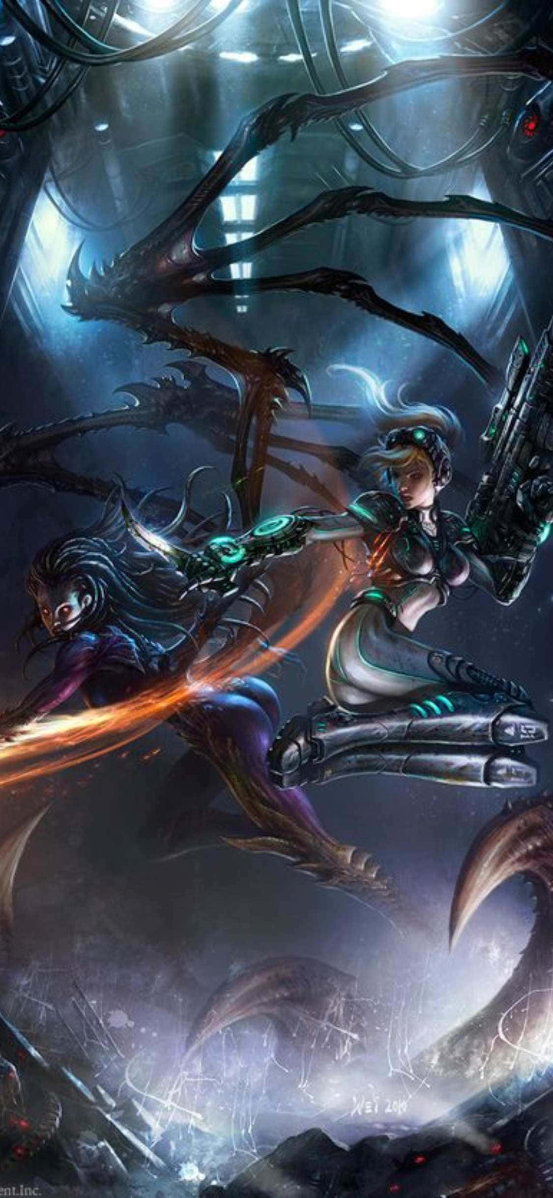 Hình nền iPhone X StarCraft II Sarah Nova Hình nền