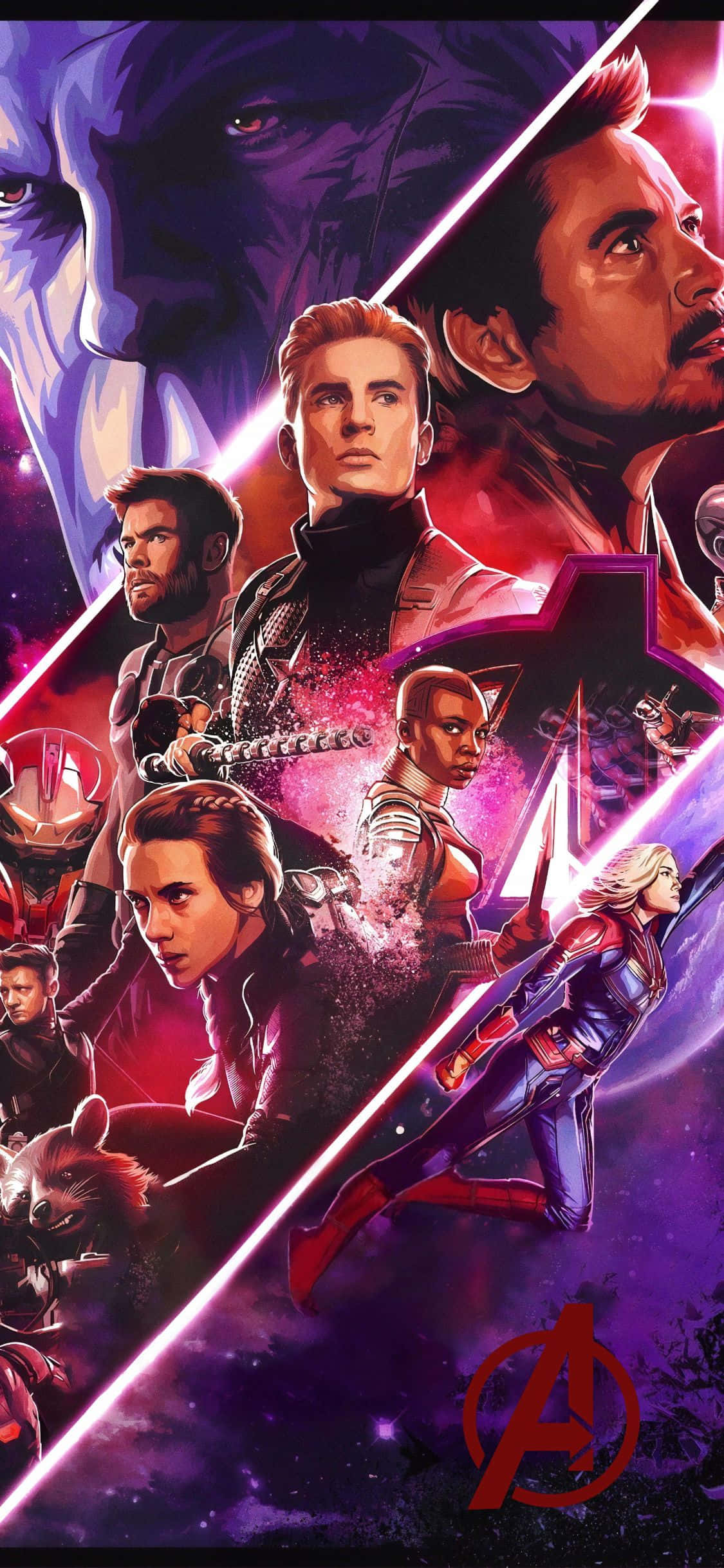 iPhone XS Nền Avengers Thanos Và Các Anh Hùng Endgame Hình nền