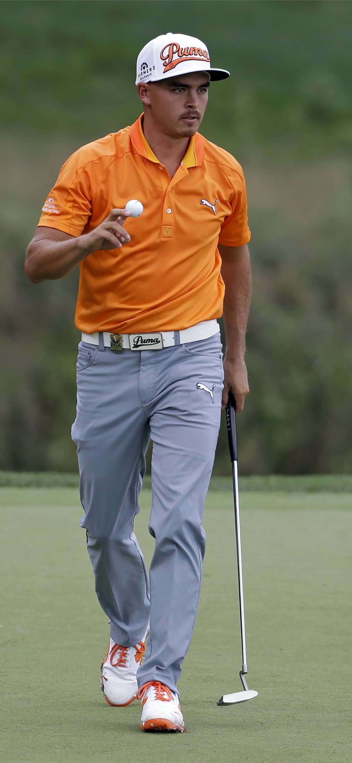 Hình nền iPhone Xs Golf với Rickie Fowler Hình nền