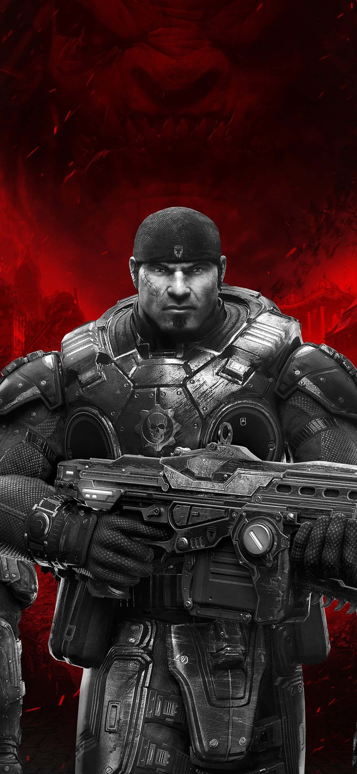 Hình nền iPhone XS Max Gears Of War 5 Nhân vật Marcus Hình nền