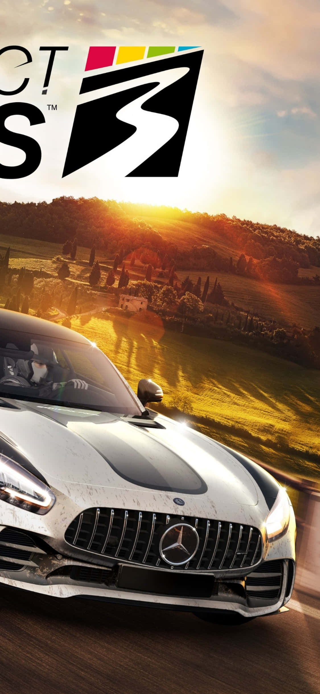 Hình nền iPhone XS Max Project Cars 2 Áp phích Tựa đề Trò chơi Mercedes Benz Hình nền