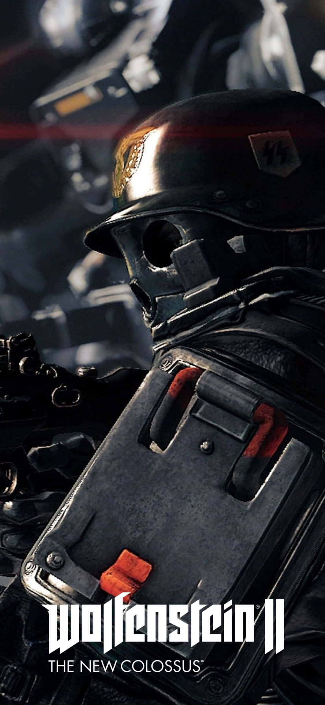 Hình nền iPhone XS Wolfenstein II Chiến đấu với lính Nazi Hình nền